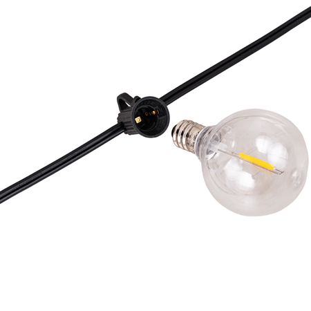 Girlanda ogrodowa łańcuch świetlny 7,3m + 25x żarówka LED kulka