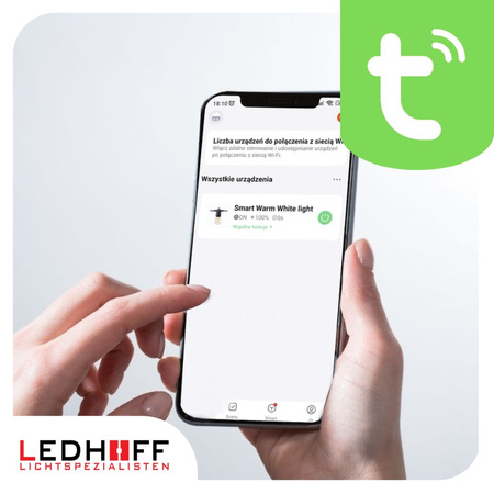 Girlanda ogrodowa świetlna SMART 11m + 18x żarówka LED TUYA