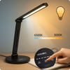 Lampka biurkowa LED czarna 5W + Timer