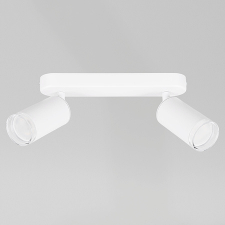 Kinkiet sufitowy podwójny SPOT 2xGU10 biały wodoodporny