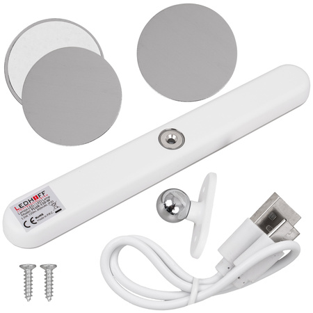 Lampka biurkowa LED magnetyczna bezprzewodowa biała 1.5W