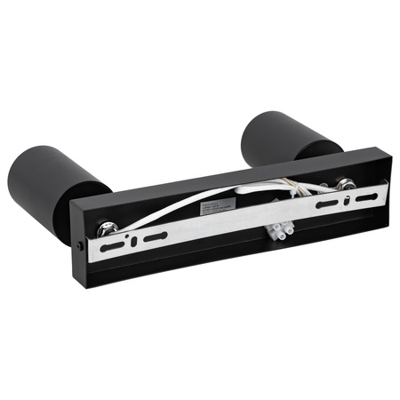 Kinkiet sufitowy podwójny Spot GU10 czarny