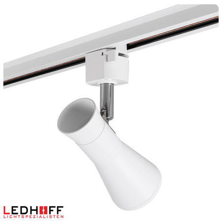 Reflektor szynowy biały GU10 lampa na szynoprzewód