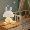 Lampka nocna LED dla dzieci KRÓLIK ciepłe światło Bezprzewodowa