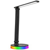 Lampka biurkowa LED do gamingu czarna 5W + światło RGB