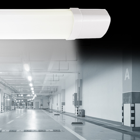 Oprawa hermetyczna LED 150cm 60W neutralne światło MOCNA