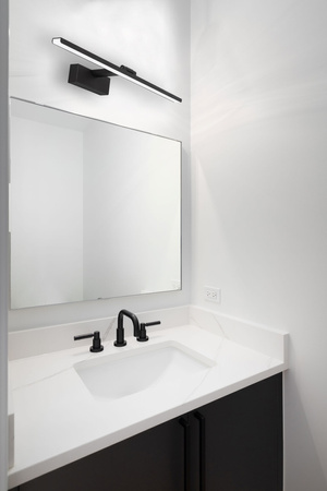 Kinkiet Ledhoff czarny zintegrowane źródło LED 12 W