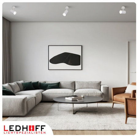 Lampa sufitowa Kinkiet pojedynczy GU10 biały LINEA