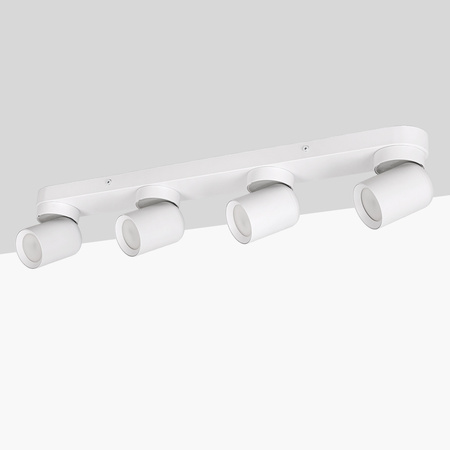 Kinkiet sufitowy poczwórny Spot GU10 biały