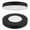 Plafon sufitowy LED okrągły czarny Lampa sufitowa 3 barwy światła 30cm IP54