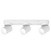 Kinkiet sufitowy potrójny Spot GU10 biały