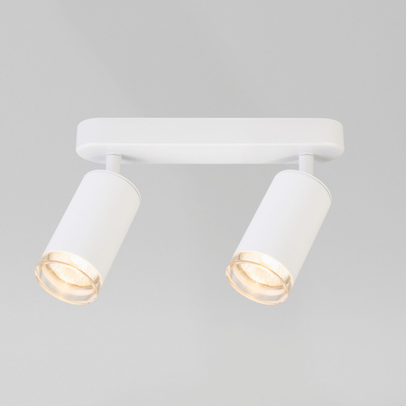 Kinkiet sufitowy podwójny SPOT 2xGU10 biały wodoodporny