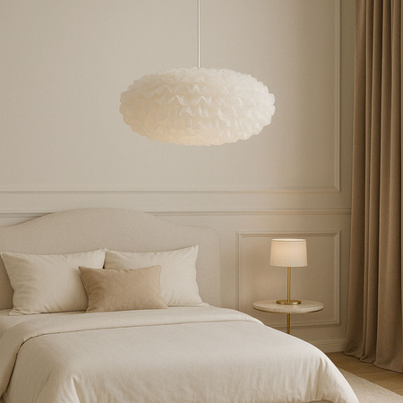 Lampa wisząca sufitowa chmurka biała E27 Żyrandol do pokoju dziecięcego