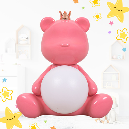 Lampka nocna LED dla dzieci MIŚ wielokolorowe światło RGB