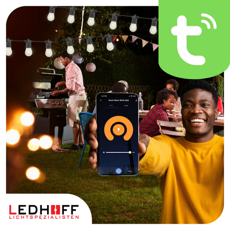 Girlanda ogrodowa świetlna SMART 11m + 18x żarówka wisząca LED TUYA
