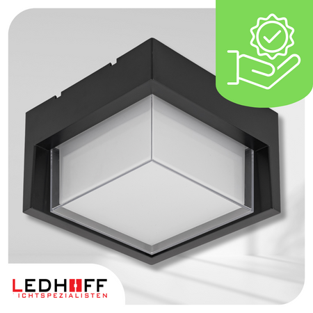 Lampa elewacyjna LED zewnętrzna Kinkiet ścienny kwadrat SMART RGB 10W