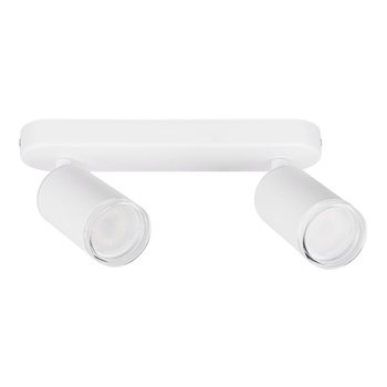 Kinkiet sufitowy podwójny SPOT 2xGU10 biały wodoodporny