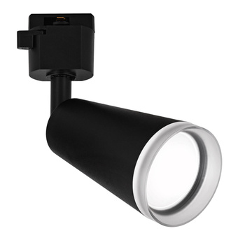 Reflektor szynowy czarny GU10 lampa na szynoprzewód