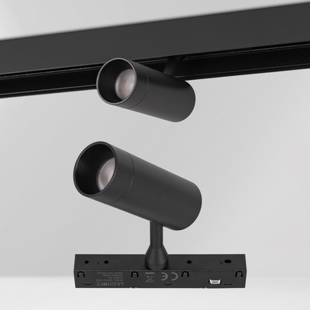 ZESTAW M20 LED 6x Lampa punktowa SPOT 7W 3 BARWY ŚWIATŁA + szyna magnetyczna 2m