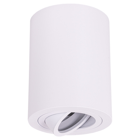 Oprawa sufitowa natynkowa Tuba LED GU10 okrągła biała
