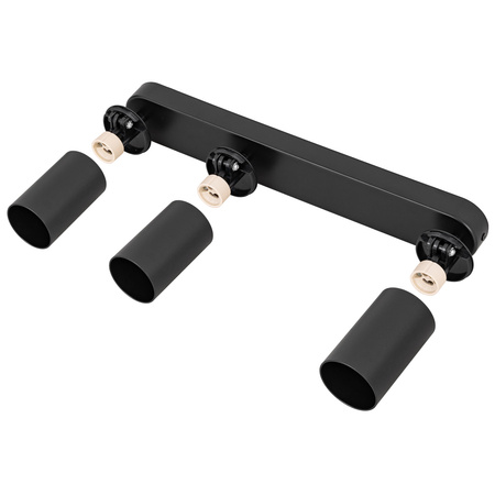 Kinkiet sufitowy potrójny Spot GU10 czarny