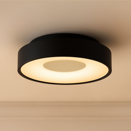 Plafon LED z pilotem Designerska Lampa sufitowa ściemniana 38cm NOVA