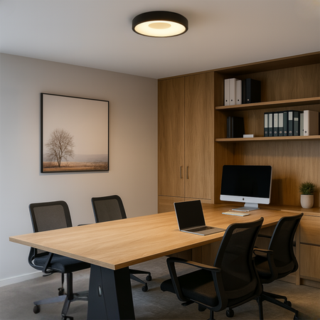 Plafon LED z pilotem Designerska Lampa sufitowa ściemniana 48cm NOVA