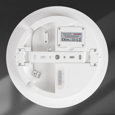 Plafon sufitowy LED okrągły biały 3 barwy światła 22cm IP54