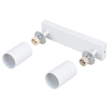 Kinkiet sufitowy podwójny Spot GU10 biały