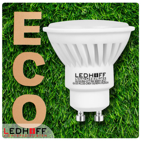 Żarówka LED GU10 9W 900lm 3 barwy światła Regulacja