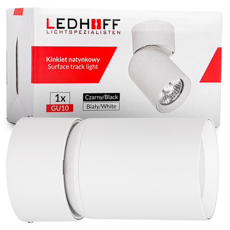 Kinkiet sufitowy pojedynczy Spot GU10 biały