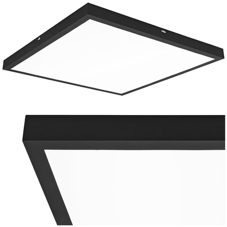 Panel natynkowy LED 60x60cm 40W 4800lm CZARNY