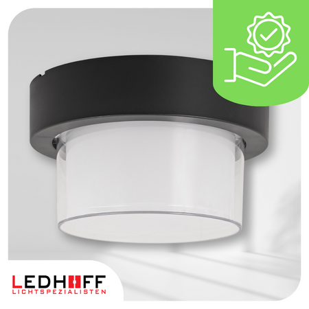 Lampa elewacyjna LED zewnętrzna Kinkiet ścienny okrągły SMART RGB 10W