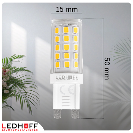 Żarówka LED G9 4W 400lm 4000K barwa neutralna