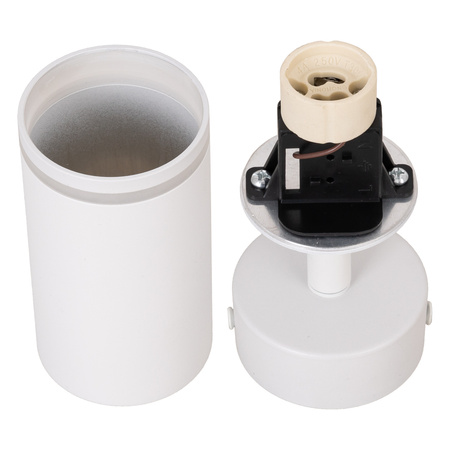 Kinkiet sufitowy pojedynczy Spot GU10 biały