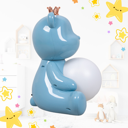 Lampka nocna LED dla dzieci MIŚ wielokolorowe światło RGB