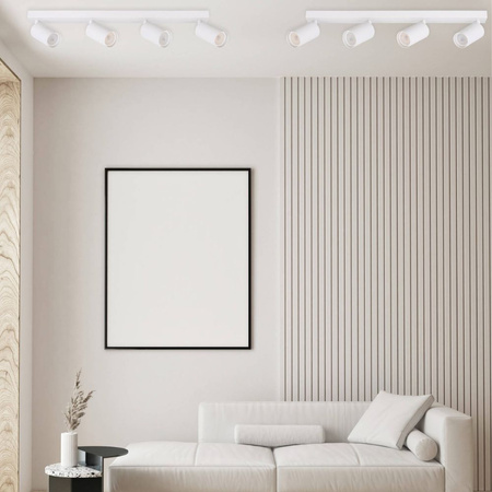 Kinkiet sufitowy poczwórny Spot GU10 biały