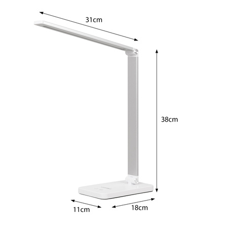 Lampka biurkowa LED biała 7W