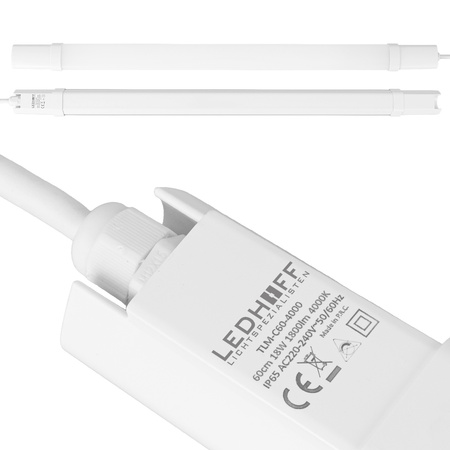 Oprawa hermetyczna LED 60cm 18W neutralne światło