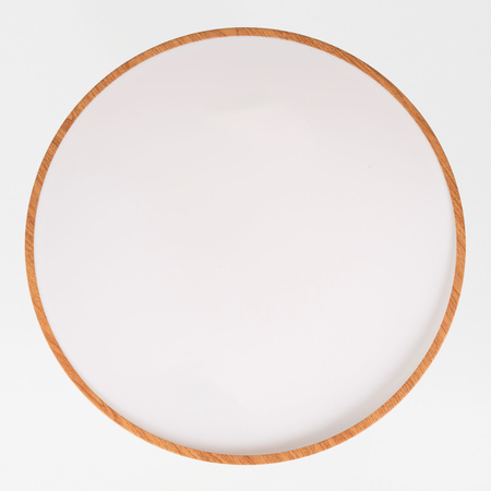 Plafon sufitowy LED 50cm z drewnianym wzorem