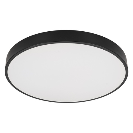 Plafon sufitowy LED czarny 40cm - wysoka wydajność świetlna 100lm/W