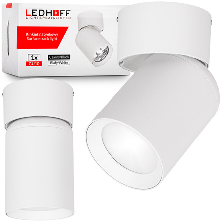 Kinkiet sufitowy pojedynczy Spot GU10 biały