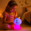 Lampka nocna LED dla dzieci JEDNOROŻEC wielokolorowe światło RGB