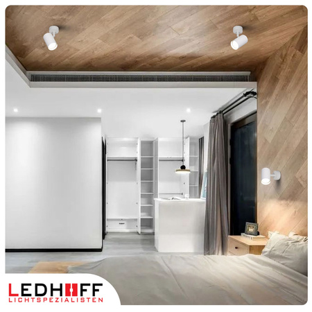 Lampa sufitowa Kinkiet pojedynczy GU10 biały LINEA