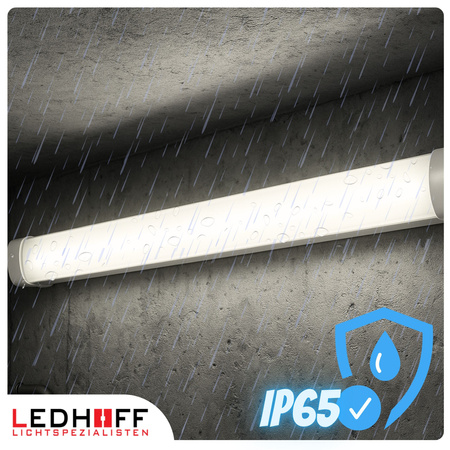 Oprawa hermetyczna LED 120cm 3600lm zmienna barwa światła 3000-6500K + przewód