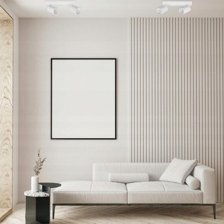 Kinkiet sufitowy podwójny Spot GU10 biały