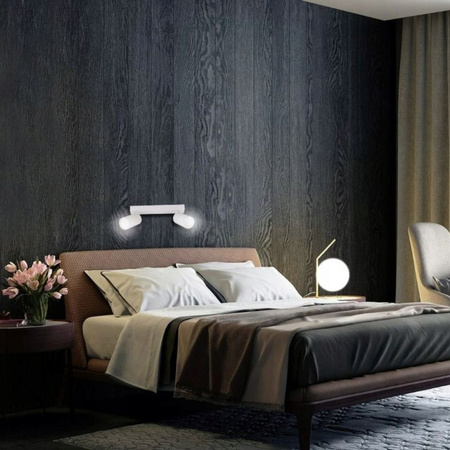 Kinkiet sufitowy podwójny Spot GU10 biały