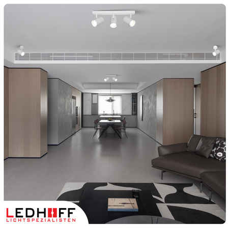 Lampa sufitowa Kinkiet potrójny GU10 biały LINEA