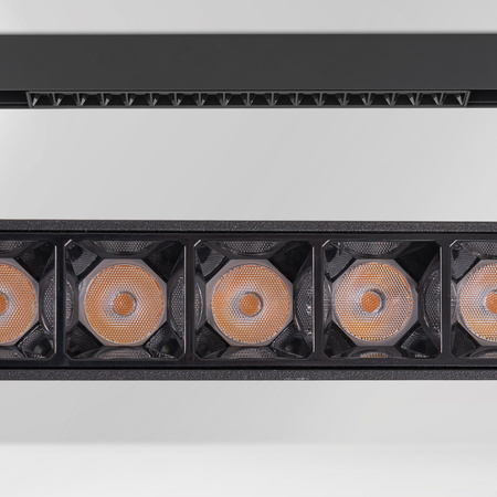 ZESTAW M20 LED 3x Lampa punktowa 18W + 3x lampa punktowa 6W 3 BARWY ŚWIATŁA + 2x szyna magnetyczna 1m + łącznik