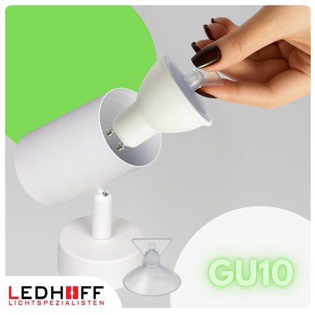 Lampa sufitowa Kinkiet pojedynczy GU10 biały LINEA